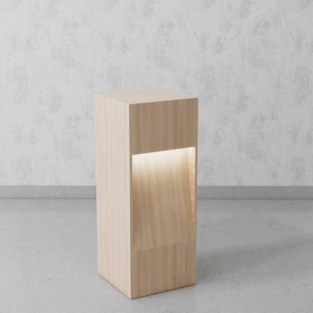 Cube Pedestal Custom Shape 14x14x36