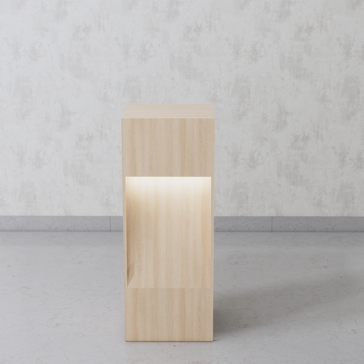 Cube Pedestal Custom Shape 14x14x36