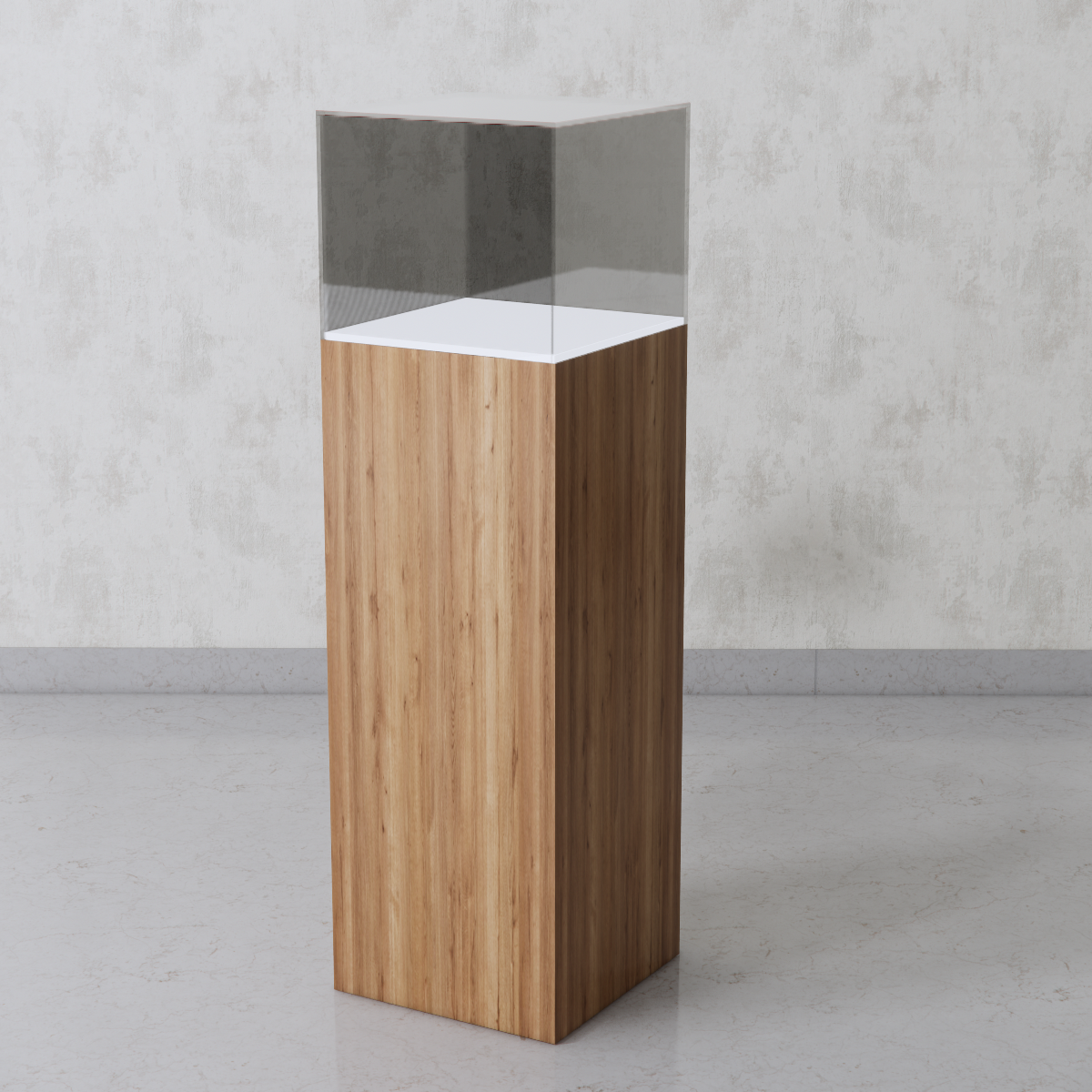 Wood Veneer/Laminate Uplit Pedestal