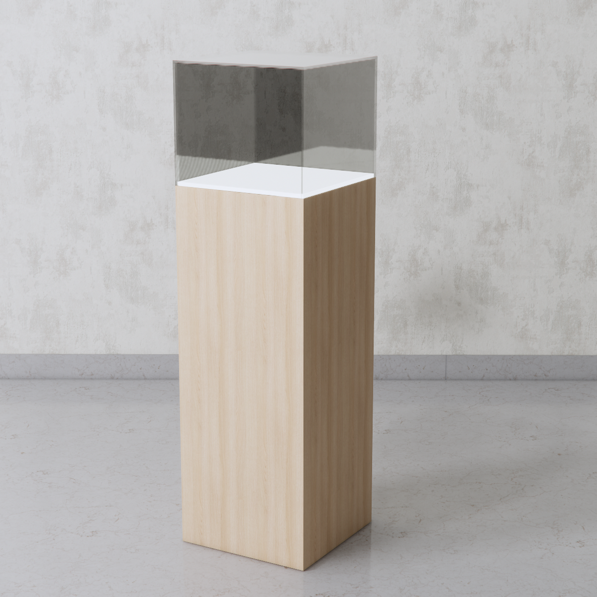 Wood Veneer/Laminate Uplit Pedestal