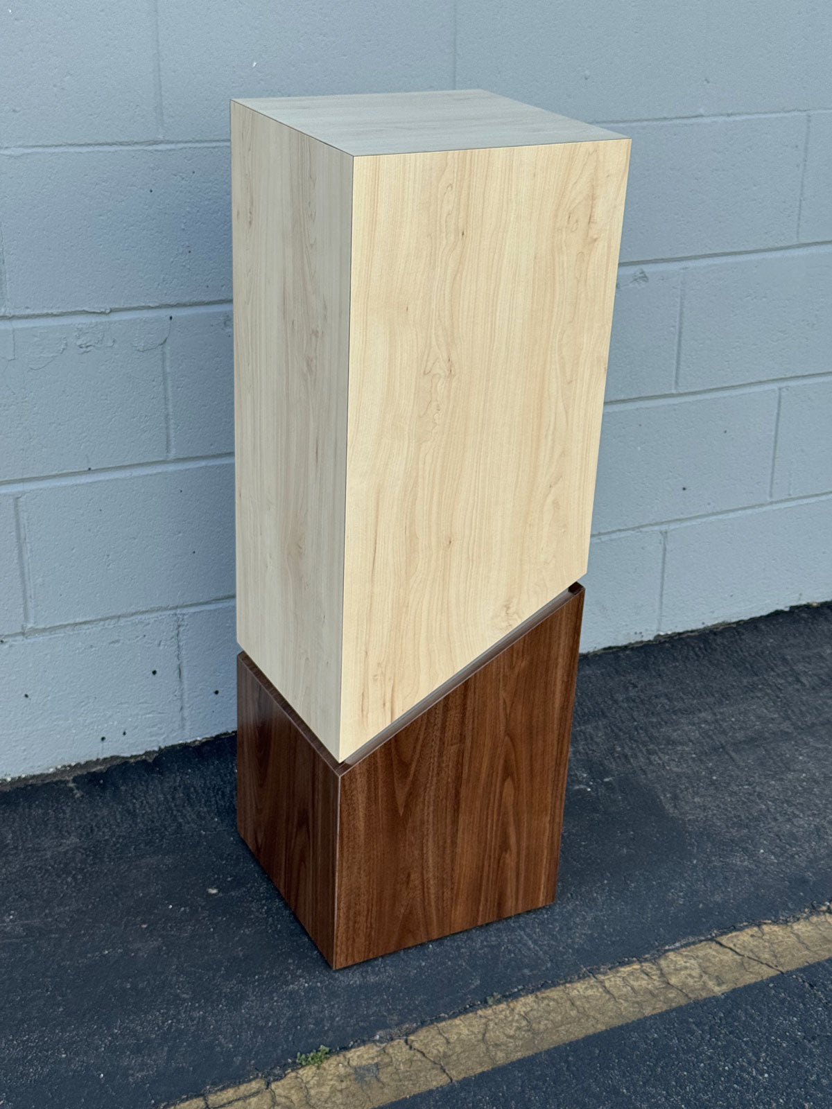 Cube Display Pedestal 12"x12"x36"