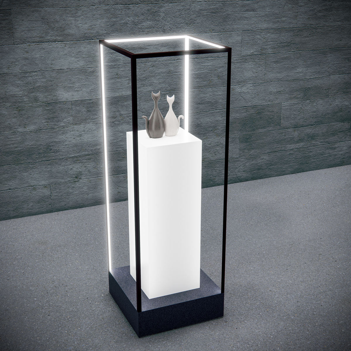 LED Cube Display Pedestal
