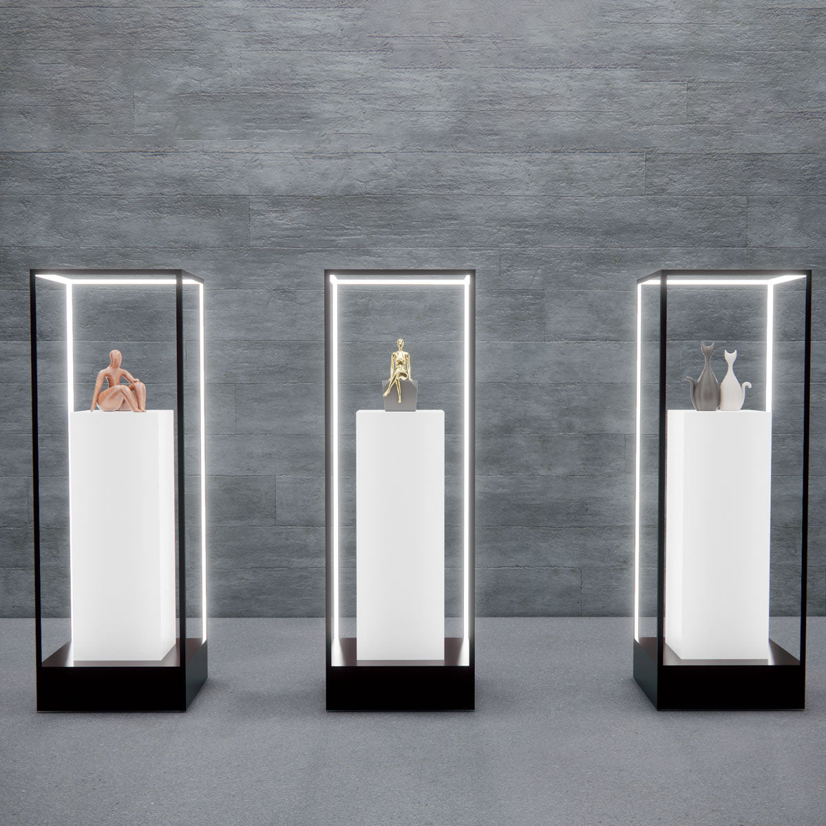 LED Cube Display Pedestal