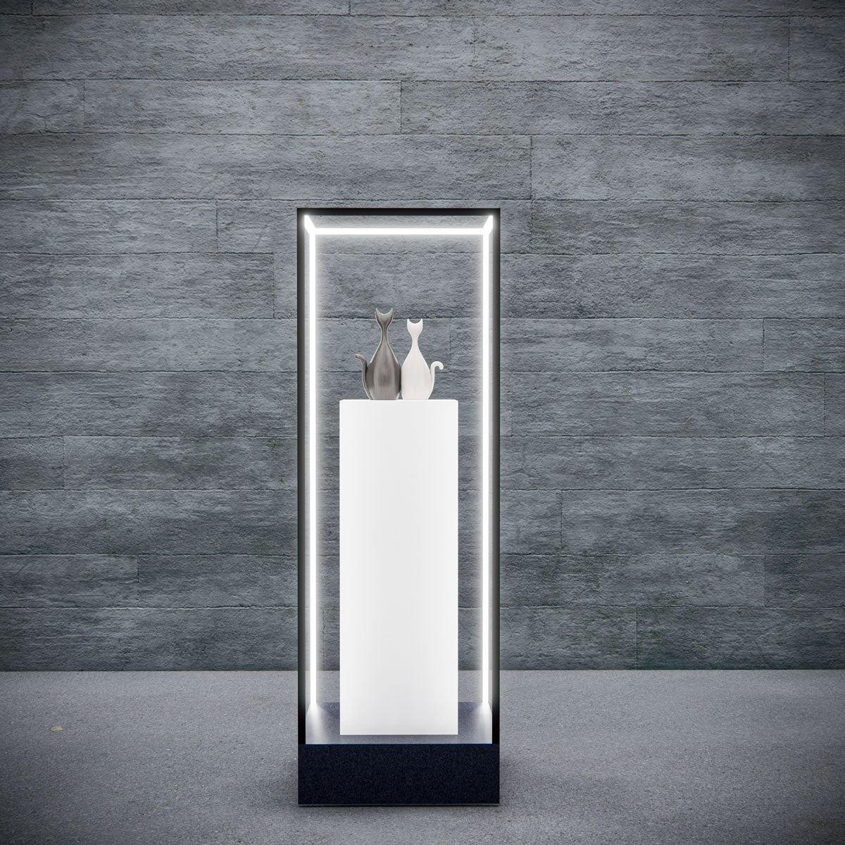 LED Cube Display Pedestal