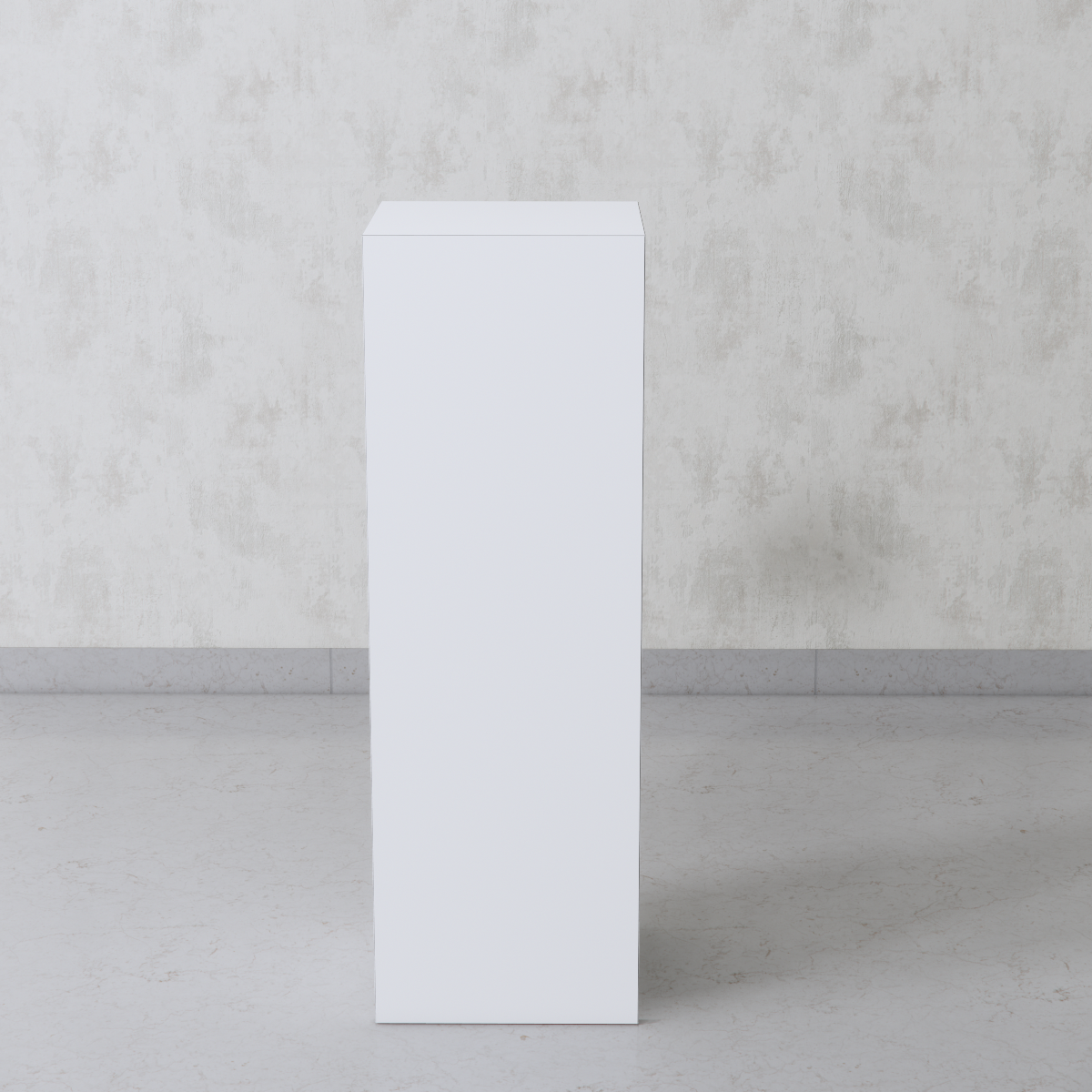 Cube Pedestal 14"x14"x42" White