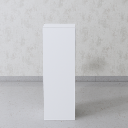 Cube Pedestal 14"x14"x42" White