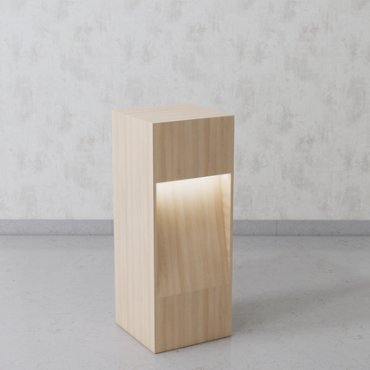 Cube Pedestal Custom Shape 14x14x36